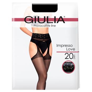 Колготи жіночі Giulia Impresso Love 20 Den р.5 Nero - купити, ціни на - фото 4