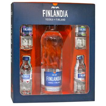Finlandia Vodka 40% 50ml and 4 taste mini - buy, prices for COSMOS - photo 3