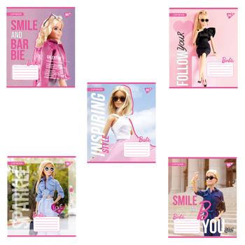 Зошит Yes Barbie лінія А5 12 аркушів