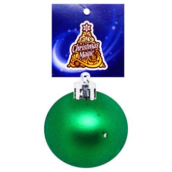 Green Plastic Christmas Tree Ball 5cm in assortment - buy, prices for - photo 3