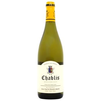 Вино Jean-Paul Benoit Droin Chablis біле сухе 12,5% 0,75л