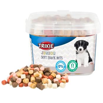 Ласощі для цуценят Trixie Junior Soft Snack Dots з куркою, лососем, омега-3 і омега-6 140г - купити, ціни на MasterZoo - фото 3