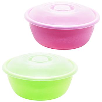 Миска Gusto Ягодка с крышкой пластик 3л - купить, цены на Таврия В - фото 1