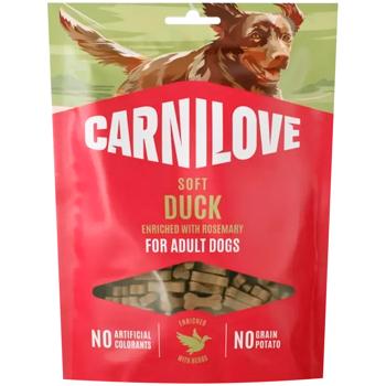 Ласощі для собак Carnilove Soft Snack з качкою та розмарином 200г - купити, ціни на MasterZoo - фото 1