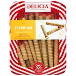 Delicia Wafer Rolls with Baked Milk Flavor 400g