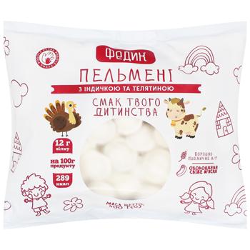 Пельмені Федик індичка, телятина 400г - купити, ціни на Auchan - фото 1