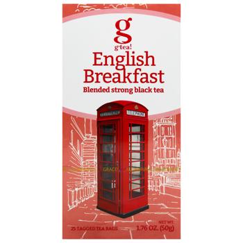 Чай чорний G'tea! English Breakfast 2г*25шт - купити, ціни на Auchan - фото 2