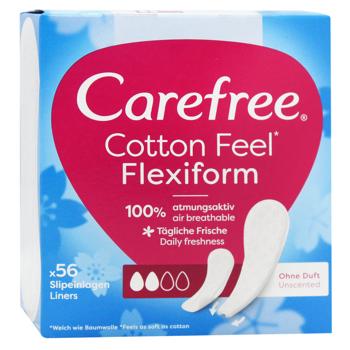 Carefree Cotton Feel Flexi Form Hygienic Pads 56pcs - buy, prices for - photo 2