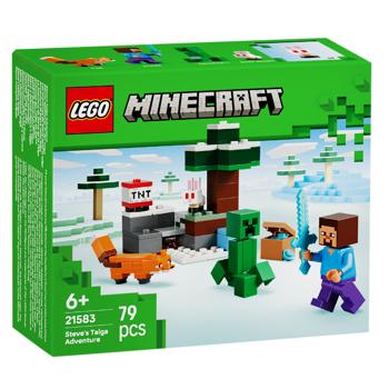 Lego Minecraft Steve's Taiga Adventure Building Set