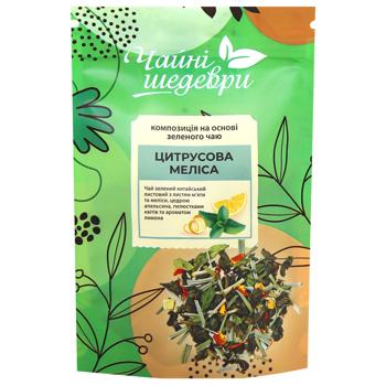 Чай зелений Чайні шедеври Цитрусова Меліса - купити, ціни на ULTRAMARKET - фото 1