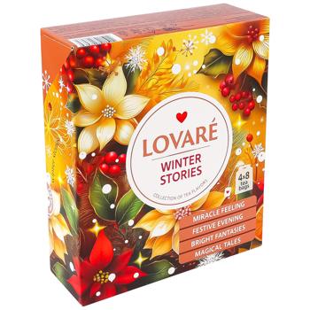 Lovare Winter Stories Black Tea 4 Varieties x 8pcs - buy, prices for ULTRAMARKET - photo 3