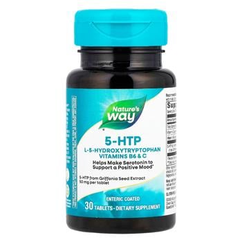 Nature's Way 5-НТР 5-Hydroxytryptophan 100mg 30 tablets - buy, prices for - photo 1