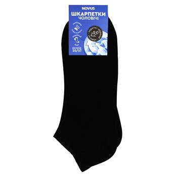 Набор носков мужских Novus короткие р.25-27 5 пар черный - купить, цены на NOVUS - фото 1