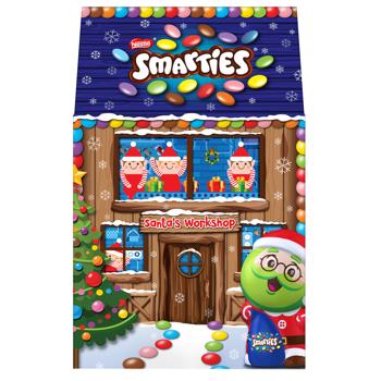 Набір солодощів новорічний Smarties Santa's Workshop 98г - купити, ціни на - фото 3