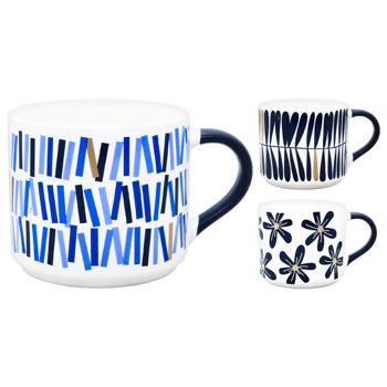 Чашка в асортименті блакитна - купити, ціни на КОСМОС - фото 1