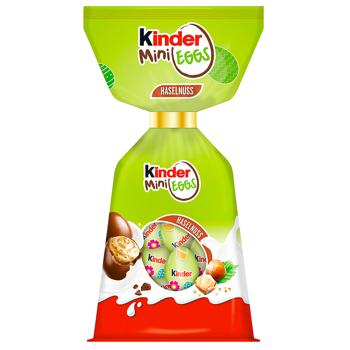 Конфеты Kinder мини шоколадные яйца с начинкой лесной орех 85г - купить, цены на Эпицентр FOOD - фото 2