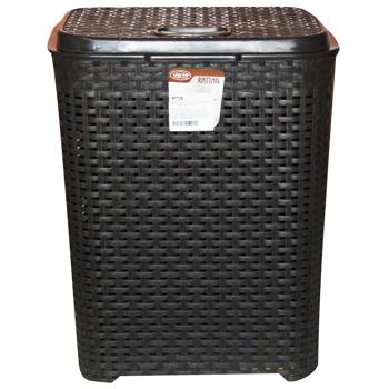 Кошик для білизни VIOLET HOUSE 0778 Роттанг COFFEE 45л - купити, ціни на Auchan - фото 2