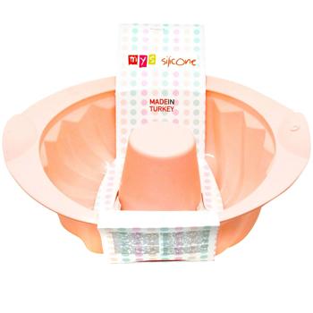 Silicone form for baking cupcake with a sleeve 20 cm