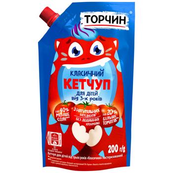 Кетчуп ТОРЧИН® Классический для детей 200г - купить, цены на Идеал - фото 1
