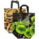 Еко-сумка Auchan ламінована спанбонд 36х34см в асортименті