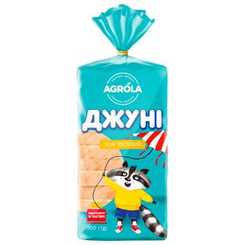 Хлеб Agrola Джуни тостовый нарезанный 350г - купить, цены на Grono - фото 1