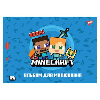 Тетрадь для рисования Yes Minecraft с перфорацией А4 12 листов - купить, цены на Идеал - фото 2