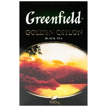 Greenfield Golden Ceylon Black Tea 100g - buy, prices for ULTRAMARKET - photo 3