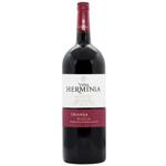 Вино Vina Herminia Crianza червоне сухе 14% 1,5л