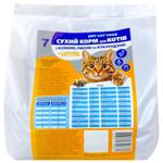 Корм сухий 7 з куркою, рисом та кукурудзою для котів 1,5кг