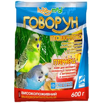 Корм Hobby Meal Говорун для молодых волнистых попугайчиков 600г - купить, цены на Auchan - фото 1