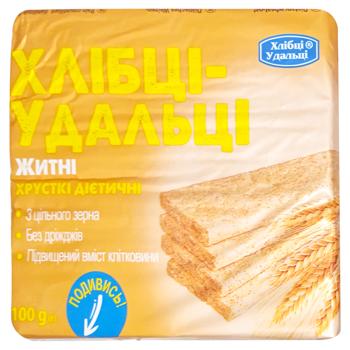Hlibtsi-Udaltsi Rye Crisp Breads 100g - buy, prices for COSMOS - photo 1
