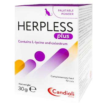 Порошок для котів Candioli Herpless Plus 30 г - купить, цены на MasterZoo - фото 1
