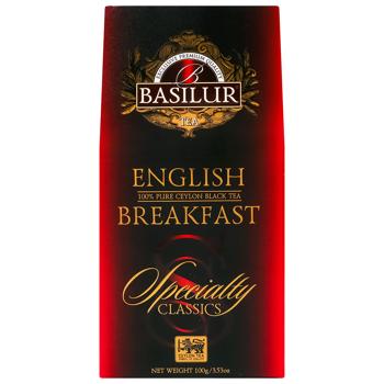 Чай чорний Basilur English Breakfast 100г - купити, ціни на Епіцентр FOOD - фото 1