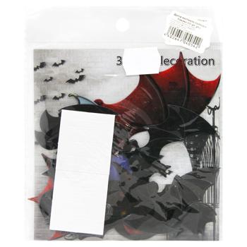 Halloween Bats Wall Decor 12pcs - buy, prices for MegaMarket - photo 1