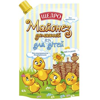 Shcherdro Homemade Mayonnaise for Children 67% 190g - buy, prices for Torba - photo 2