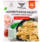 Пельмени Белый Бык Фермерский рецепт курица и сливочное масло 600г