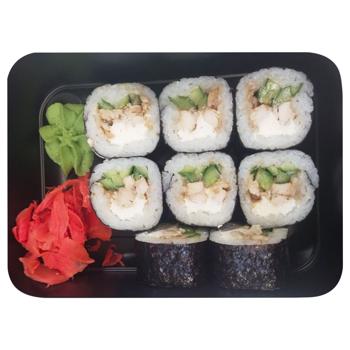 Ролл Унаги с курицей 250г - купить, цены на Чудо Маркет - фото 1