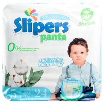 Slipers Junior 5 XL Diaper Pants 9-21kg 24pcs - buy, prices for - photo 2