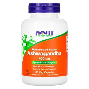 Now Foods Standardized Extract Ashwagandha 450mg 180 capsules