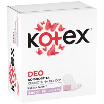 Kotex Fresh Deo Normal Plus Everyday Pads 56pcs - buy, prices for MegaMarket - photo 2