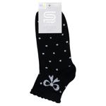 Premier Socks Econom Women's Bows Socks s.23-25 Black