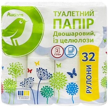 Auchan 2-ply Toilet Paper 32pcs - buy, prices for Auchan - photo 2