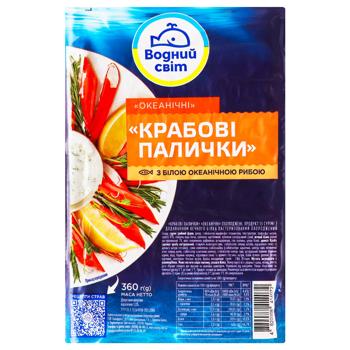 Крабові палички Водний Світ охолоджені 360г