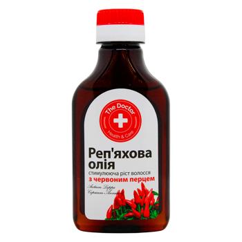 Реп'яхова олія Домашній доктор стимулює ріст волосся з червоним перцем 100мл - купити, ціни на Ідеал - фото 1