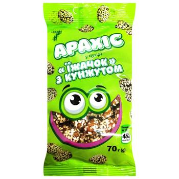 Арахис 7 Ежик с кунжутом 70г - купить, цены на КОСМОС - фото 1