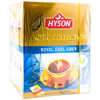 Чай чорний Hyson Королівський Ерл Грей 2г*100шт - купити, ціни на КОСМОС - фото 2