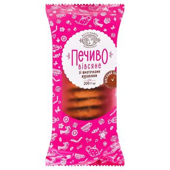 Bohuslavna Oatmeal Cookies with Cranberry Pieces 200g - buy, prices for Auchan - photo 1