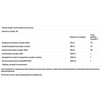 Глюкозамин, хондроитин и МСМ Doctor's Best 120 капсул - купить, цены на Biotus - фото 3