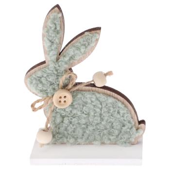 Украшение Кролик деревянный 10см в ассортименте - купить, цены на КОСМОС - фото 4