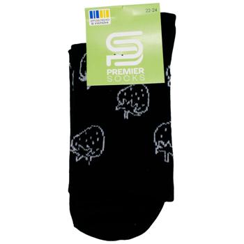 Premier Socks Strawberry Teenage Crew Socks s.22-24 Black - buy, prices for EKO Market - photo 1